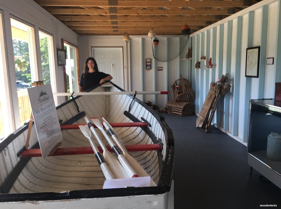 The preserved Island iceboat